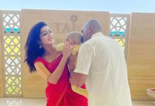 Pranitha Subhash Instagram - My two bodu babies Tirupathi Venkateshwara Temple