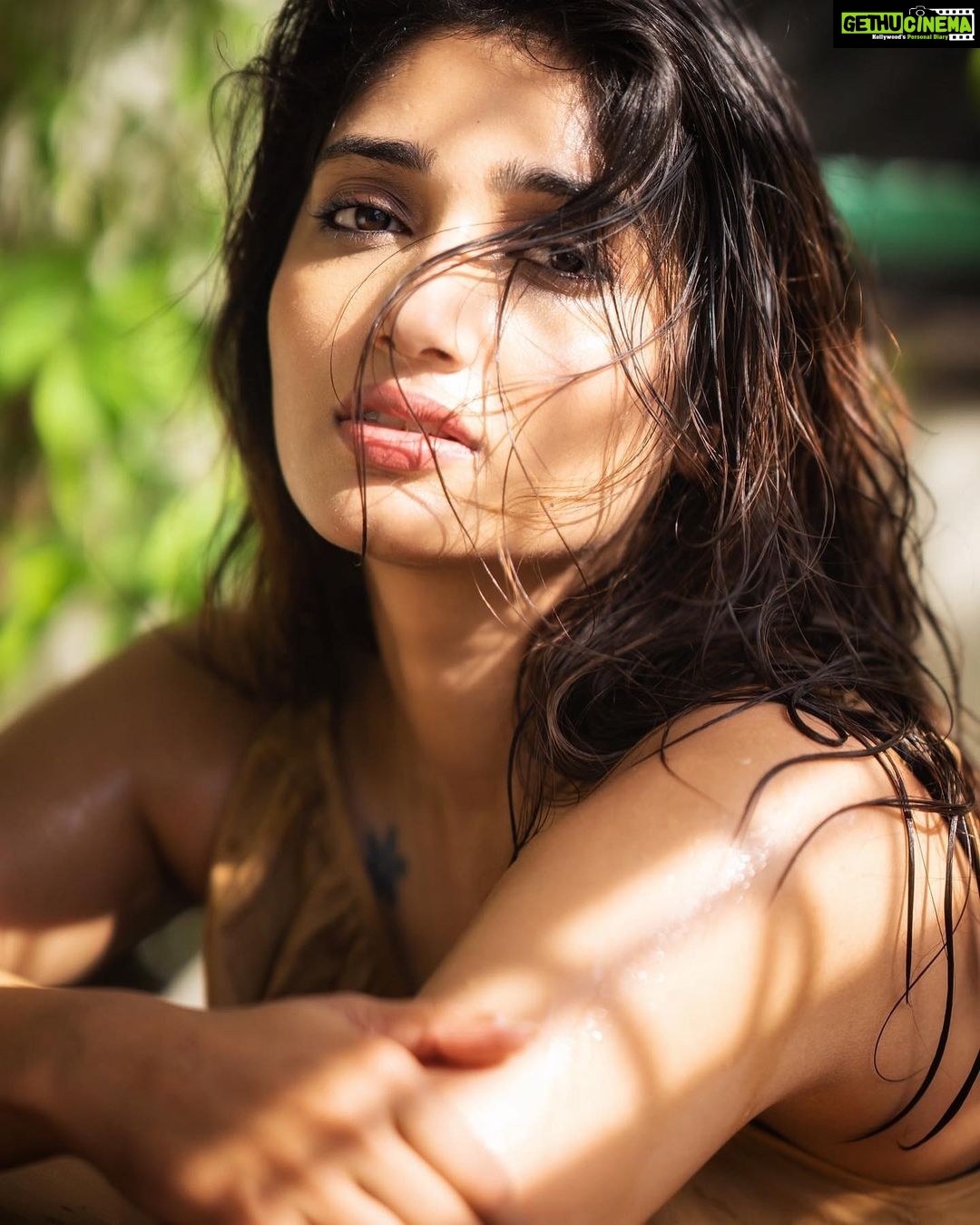 Priya Vadlamani Instagram - She is a wild tangled forest with temples and treasures concealed within🦋 - @johnmarkgreenpoetry 📸 @the_pixel_farmer