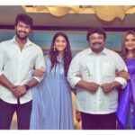 Priya Vadlamani Instagram - So so honoured and blessed to be a part of this bilingual project .. Tamil industry has been a dream of mine and to get launched with such great actors is just so amazing.. Starting a new journey today.. need all your blessings.. #collegekumara