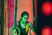 Priyanka Ruth Instagram - Be the girl who kicks Ass ☠️ . 📸:@karma_beginz Location:@fluxfitnessstudio . . #fittness #gym#gotogym #fluxfitnessstudio #keepgoing #keepgoingforward #thinkpositive #saipriyankaruth FLUX Fitness Studio