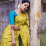 Priyanka Ruth Instagram - Happy Vinayak Chaturthi to everyone🐀 . . . Styling:@indu_ig Mua:@abhirami_mua Saree & blouse: @ruffle_trends Photography: @padman_photography #vinayagarchathurthi #festival #happiness #postivevibes #keepsmiling #instagood #instadaily #instamood #saipriyankaruth