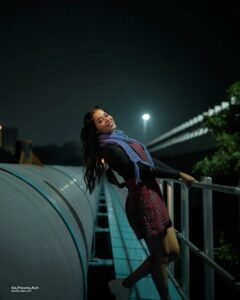Priyanka Ruth Instagram - Stay patient and trust your journey ❤️

@arockiya_amalan_jr_films
#shooting #night #streetstyle #instagood #instadaily #instamood #keepsmiling #behappy #saipriyankaruth