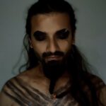 Priyanshu Painyuli Instagram - “ I want to say a lot of things .. but I know you won’t understand Dothraki “ ~ Khaal Drogo Happy Halloween week ! Hair and makeup for @priyanshupainyuli by moi . #cosplay #halloweenlooks2022 #makeuplove #halloweenspecial #khaaldrogo #dothraki #gameofthrones #comicon