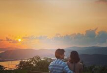 Priyanshu Painyuli Instagram - Hum, Humari Baatein aur woh Sunset ❤️ @foresthillstala #sunsets #foresthills
