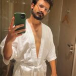 Priyanshu Painyuli Instagram - #throwback to when I wore a beard and a bathrobe.