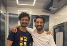 Priyanshu Painyuli Instagram - Pahadi bhaiji @abhilashthapliyal ke saath sooting karke itnaaa mazzaa aayaa ki matlab kya bataye 😁🤗 Abhi next time hum kuch pesh karenge especially for our pahadi people 😁🥳 #udaipurshootdiaries