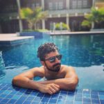 Priyanshu Painyuli Instagram - Post Swim poses. 🏊🏼😎 @thecreekresort #mypicoftheday📷 #swimmingpooltime