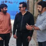 R. Sarathkumar Instagram - On the sets of #veerasimhareddy with#nandamuribalakrishna Garu @megopichand @mythriofficial ,it was nice to meet balaiahgaru after a long time and watching @varusarathkumar in a gripping scene keenly watched by Gopichandgaru