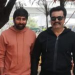 R. Sarathkumar Instagram - On the sets of #veerasimhareddy with#nandamuribalakrishna Garu @megopichand @mythriofficial ,it was nice to meet balaiahgaru after a long time and watching @varusarathkumar in a gripping scene keenly watched by Gopichandgaru