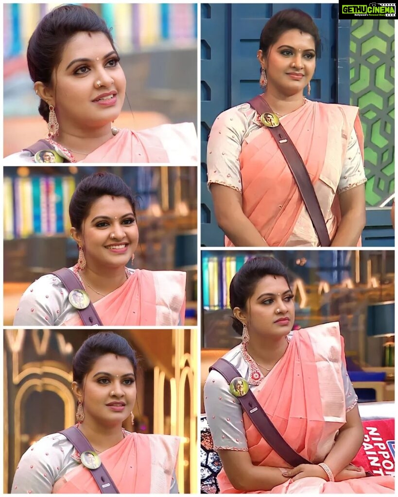 Rachitha Mahalakshmi Instagram - A strong will is an excellent weapon against all weaknesses !!!! Saree : @thepallushop Blouse : @trendievieracostume Jewels : @chennai_jazz Stylist : @nainaarora.fashion #rachitha #rachithamahalakshmi #rachithamahalakshmiofficial #biggbossseason6 #biggboss #biggbosstamil #bb6 #biggbossvijaytv #vijaytelevision #vijaytv #hotstar #disneyplus #disneyplushotstar