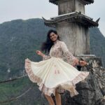 Ramya Pandian Instagram - Mighty mountains, caressing of the winds, sounds of water - a refreshing day in the country side 🤍 #vietnam #rpvacays #nature #countryside @touronholidays
