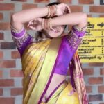 Raveena Daha Instagram - Ammadi un aatam paathu ❤️‍🔥 Beautiful saree and customised blouse from : @ravikkai_selai 😍🤌🫧 #RD #raveena #ravenadaha