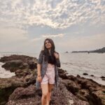 Raveena Ravi Instagram - Seas The Day ! #photodump 🖤 Goa