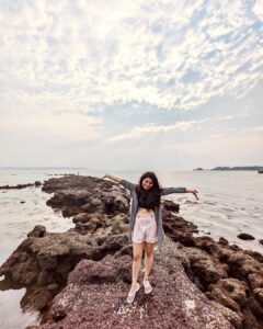 Raveena Ravi Instagram - Seas The Day ! #photodump 🖤