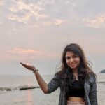 Raveena Ravi Instagram - Seas The Day ! #photodump 🖤 Goa