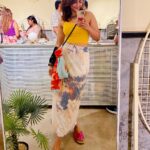 Reba Monica John Instagram - Sending some colour and boho energy your way✨🌈 #bohochic #holidaycloset #goadiaries #indowesternismynewfav