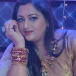 Rekha Krishnappa Instagram - Focus on the bangles , beautiful and elegant customised for any attire @nfb_creationz Thank you so much for these bangles fit me perfectly fine... 💕 . . . #designerbangles #silkthreadbangles #threadbangles💙💜 #sareematchingbangles Chennai, India