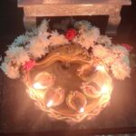 Rekha Krishnappa Instagram – @Deepawali celebration 
.
.
.
#deepavali #diwali #diwalispecial #diwali2022 #diyas #festivities #festivewear #festiveseason #festivalathome