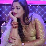 Rekha Krishnappa Instagram - Focus on the bangles , beautiful and elegant customised for any attire @nfb_creationz Thank you so much for these bangles fit me perfectly fine... 💕 . . . #designerbangles #silkthreadbangles #threadbangles💙💜 #sareematchingbangles Chennai, India