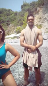 Richa Chadha Instagram - Sorry had to use this @kingbach … haha you guys nailed it though. We havin fun with it.. and italian waters and weather and a dash of swiss transit makes it all worth it. Heeeh. @therichachadha