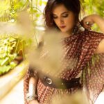 Richa Chadha Instagram - Sari not sorry 🤎✨ . . Outfit- @nadimasaqib Styled by- @anishagandhi3 & @rochelledsa Hair- @ashisbogi Make up- @shaylinayak Photo- @harshphotography11
