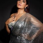 Richa Chadha Instagram - I don’t give a GLAM! ✨ . . . Outfit- @amitaggarwalofficial Jewellery- @outhousejewellery & @blingsutra @ascend.rohank Styled by- @anishagandhi3 & @rochelledsa Hair @ashisbogi , make up @shaylinayak , assisted by @vickyvandre , Camera @harshphotography11