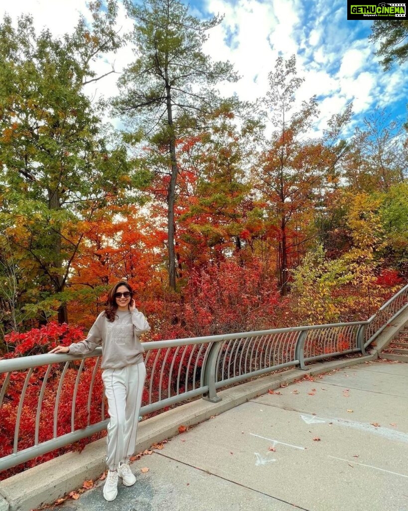Ritu Varma Instagram - Throwback to some autumness 🍁