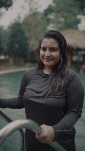 Roshna Ann Roy Instagram - Water babe 🙈vibes-“👌🤞🏾✌🏽 Happiness is about making your own waves”🏊🏼‍♀️🏊🏼🌷…. 🎥 : @arun_sathyan_n Cuts : @_lobie LoC : @morickapresort #kerala #moricapresort #instagram #reels #switzerlandofkerala #wynad #naturephotography