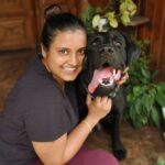Roshna Ann Roy Instagram - " There's a saying. If you want someone to love you forever, buy a dog, feed it and keep it around ♥ Dogs are not our whole life, but they make our lives whole❤️ Ma " Toffie" mmmmmmaaa... ♥♥♥ 🖤 Aluva