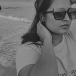 Roshna Ann Roy Instagram - 🖤 Serenity Beach Pondicherry