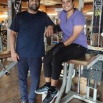 Roshna Ann Roy Instagram – New start together 💕
@kichutellus 
 Joined in @live_in_fitnessclub ♥