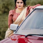 Roshna Ann Roy Instagram – ❤❤❤

📸 :  @sherinabrahamphotography
Jwells : @inikacollections
Hair : @parvathyrajsmakeupstudio
Saree : @kanchivaram.in