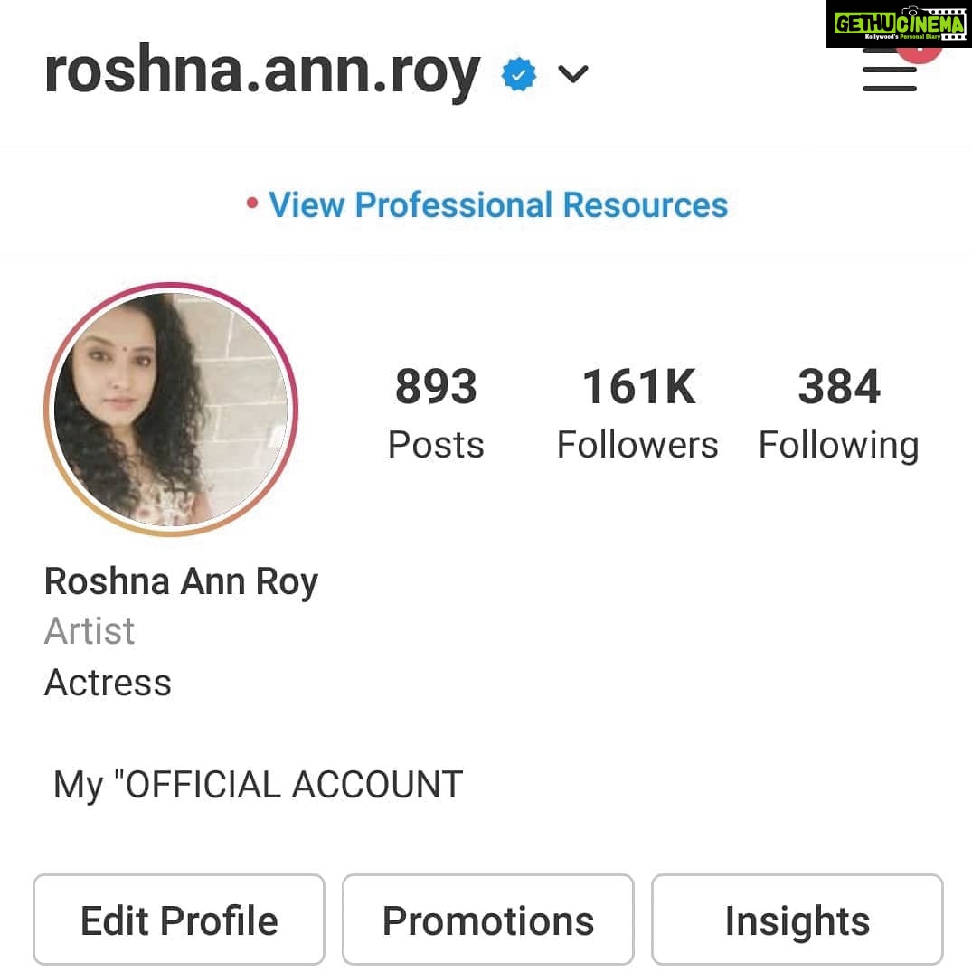 Roshna Ann Roy Instagram - And finally got verified... 🔘 Thank you @instagram for the neat blue tick.☑️ " Thanks to all you guys for your love and support 😍 #finallyverifiedoninstagram Thanks alot ♥ #instagram #bluetick #verifiedaccount