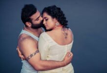 Roshna Ann Roy Instagram - New year..... New dreams... New chances.... ❤ Inframe : me &mine 📸 : @mojin_thinavilayil Costume : @cameella_boutique Mua : @antony.k.x ....... No one else can feel this love♥ that he is giving to me 😘and that is what makes him so special.💞 .... Love u..... Dear... @kichutellus ......#2021 #firstnewyeartogether