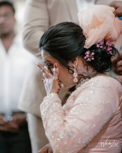 Roshna Ann Roy Instagram - When you have waited forever for this moment, happy tears are bound to happen! .
Shot by: @sainu_whiteline
@_whitelinephotography_

❤️ @kichutellus ❤️

Blessed moment !!!!!!

 #wedding #happiness #happy2020 #grateful #thankyougod  #manifestations #blessed #28.11.20