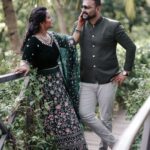 Roshna Ann Roy Instagram - My forever Valentine. ...❤️ 📸 : @_whitelinephotography_ @sainu_whiteline 👗: @ladies_planet_ &. @ladies_planet_rental_jewellery 👔 : @dhaga_brand Mua : @mjsindhu