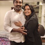 Roshna Ann Roy Instagram - Am really very lucky to get u... 🔥 @actorvijaysethupathi .....🥰❤️🔥 .... And thanking u......for all kind of support and love.....🧡A big hearted man " in ma life.....🖤❤️ ....now..it's our 5 years of friendship...🥰 I don't have any word s dear...... and u given a big space nd freedom to b with.....and "I Love u❤️.....SEThu". ...."I love u. Somuch 🔥🔥🔥