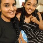 Roshna Ann Roy Instagram - 😘lovely heroine 🌹of #jallikattu 💖 @santhybee , i wish all the very 💥best to my sweet darling.., for ur career 👏👏 #sofi #jallikattu_movie 🤗🤗 #santhybalakrishnan 💘✌