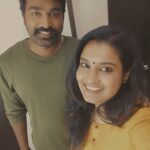Roshna Ann Roy Instagram - addiction ❤" 😉😚 @actorvijaysethupathi #makkalselvan #vijaysethupathy 💖