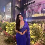 Roshni Walia Instagram - 👀 . . . . . . #saree - @the_adhya_designer . . . . #blue #roshniwalia #roshni #diwali #purple #darkblue #diwali2022 #bluesaree #traditional #traditionalwear #diwalioutfit #fit #instagram #potd #ootd #instafir #hairstyle #style #fashion 💙🦋🔚 India