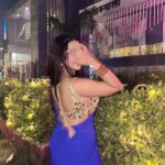 Roshni Walia Instagram - 👀 . . . . . . #saree - @the_adhya_designer . . . . #blue #roshniwalia #roshni #diwali #purple #darkblue #diwali2022 #bluesaree #traditional #traditionalwear #diwalioutfit #fit #instagram #potd #ootd #instafir #hairstyle #style #fashion 💙🦋🔚 India
