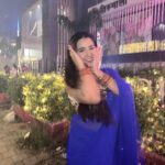 Roshni Walia Instagram - 👀 . . . . . . #saree - @the_adhya_designer . . . . #blue #roshniwalia #roshni #diwali #purple #darkblue #diwali2022 #bluesaree #traditional #traditionalwear #diwalioutfit #fit #instagram #potd #ootd #instafir #hairstyle #style #fashion 💙🦋🔚 India