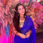 Roshni Walia Instagram - 👀 . . . . . . #saree - @the_adhya_designer . . . . #blue #roshniwalia #roshni #diwali #purple #darkblue #diwali2022 #bluesaree #traditional #traditionalwear #diwalioutfit #fit #instagram #potd #ootd #instafir #hairstyle #style #fashion 💙🦋🔚 India