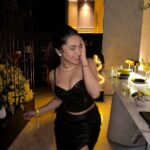 Roshni Walia Instagram - Snap me 🖤✨ . . , . . #party #black #fit #ootd #candid #roshniwalia #anushkasen #ashnoorkaur #luckydancer #snapchat #event #explore ✨🔚 Worli, Maharashtra, India
