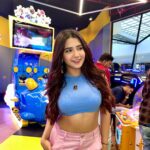 Roshni Walia Instagram - Let’s play a game 💙 . . . . . #arcade #roshniwalia #tickets #candid #letsplay #games #outfit #fit #mumbai #ootd #potd #instagram ✨🔚 India