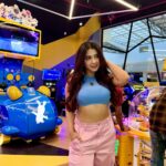 Roshni Walia Instagram - Let’s play a game 💙 . . . . . #arcade #roshniwalia #tickets #candid #letsplay #games #outfit #fit #mumbai #ootd #potd #instagram ✨🔚 India