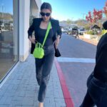 Ruhi Singh Instagram – This look deserves so much more love ❤️ I can’t get over the electric green @thesageaubrey bag. It’s such a statement! Malibu, California