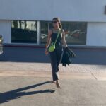 Ruhi Singh Instagram - This look deserves so much more love ❤️ I can’t get over the electric green @thesageaubrey bag. It’s such a statement! Malibu, California