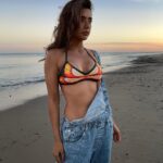 Ruhi Singh Instagram - From Malibu with love This signature butterfly top by @julietjohnstone is absolute 🔥 Such a powerhouse of talent