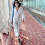 Sakshi Pradhan Instagram - 🧿Always the Last one to enter 😉 First one to board 😏 ✈️ Chhattarpati Shivaji International Airport Mumbai